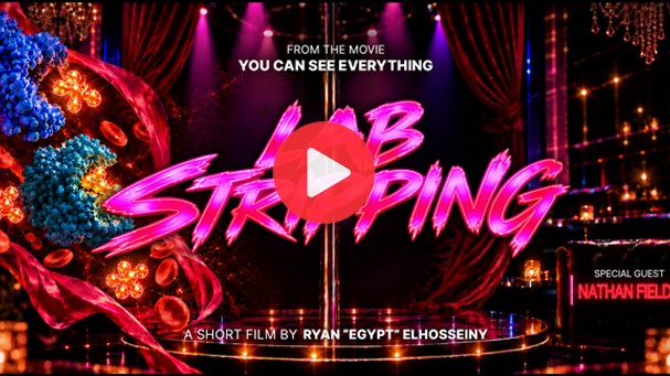 Lab Stripping: from the movie You Can See Everything. A short film by Ryan “Egypt” ElHosseiny. Special guest Nathan Fielder.